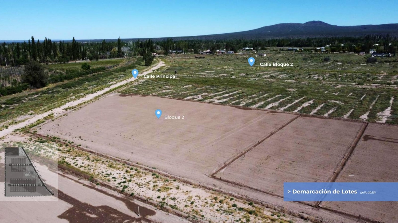 ¡OFERTA! VENDO 3 LOTES DE 970 m² - RAMA CAIDA, SAN RAFAEL Ejercito de Los Andes