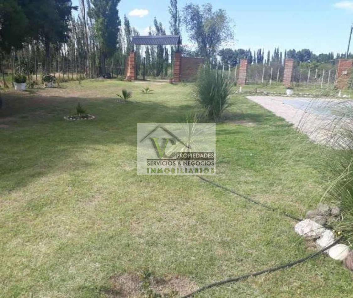 OPORTUNIDAD SALON DE FIESTA +2 Cabañas + pileta con 5200 m2 en Rama Caida. San Rafael. Mendoza