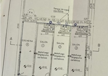 Venta de 3 Locales Comerciales Sobre Avenida Moreno con Galpon y Garaje, cuenta con 427 m² - San Rafael