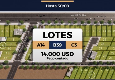 Lotes de 400 m² zona las Virgenes, Chañaral, Rawson. Ideal emprendimiento. 